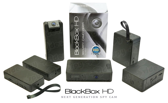 Gruppo di minitelecamere BlackBox HD by Videospy