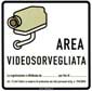 cartello area videosorvegliata