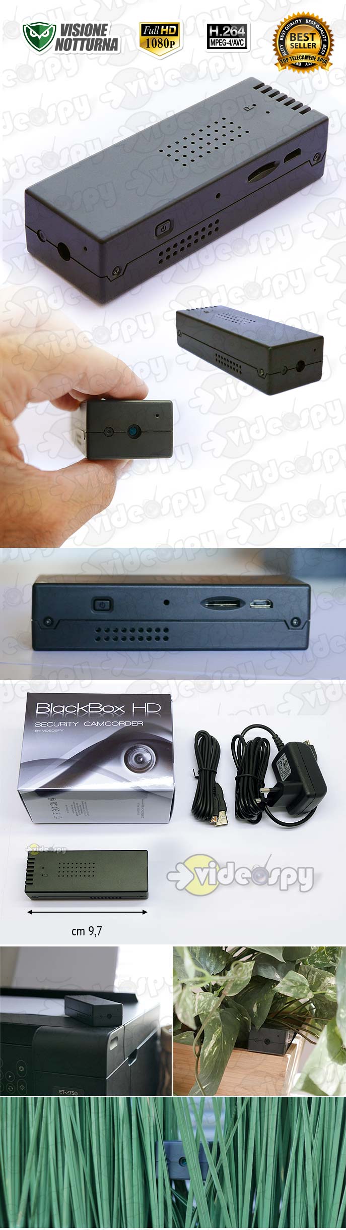 micro telecamera BlackBox SpyBox M1