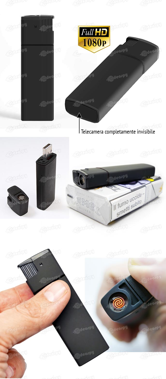 accendino con telecamera nascosta versione 2026