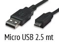 Cavo Micro USB da 2,5 metri