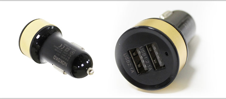 Adattatore Accendisigari Doppio USB Per Auto Caricatore 2.1A 12-24V Universale