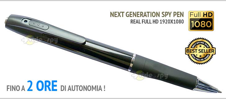 SPY PEN HD - Penna spia con videocamera FULLHD 1080p