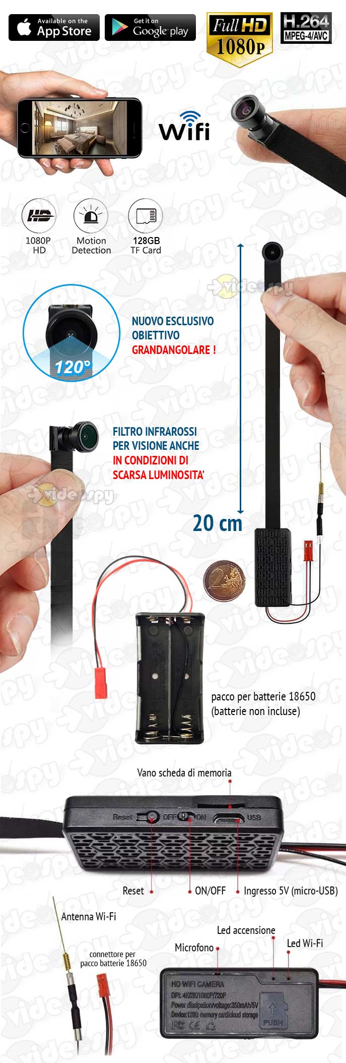 microcamera spia wifi