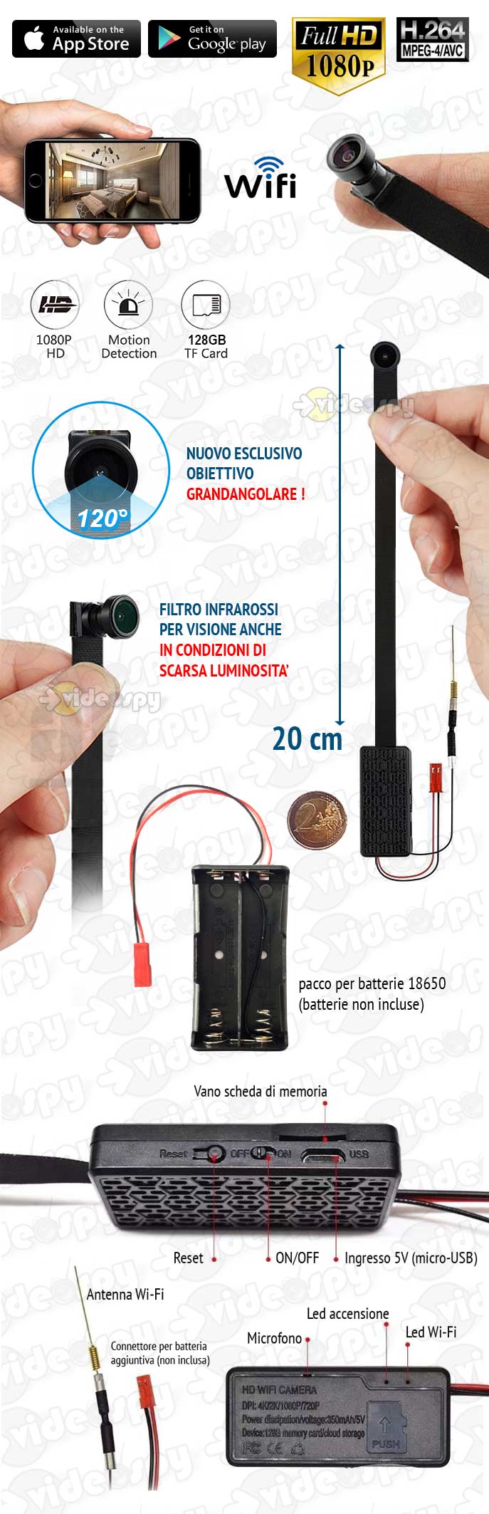 microcamera spia wifi